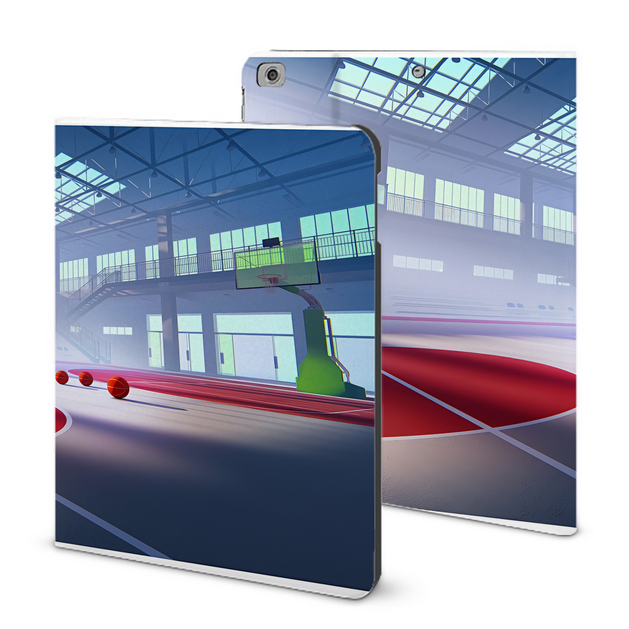 （画像用） SLAM DUNK／スラムダンク IPad ケース ブック型 PUレザー TPU 耐衝撃 軽量 薄型 ペン収納なし 全面保護 IPad 各モデル対応